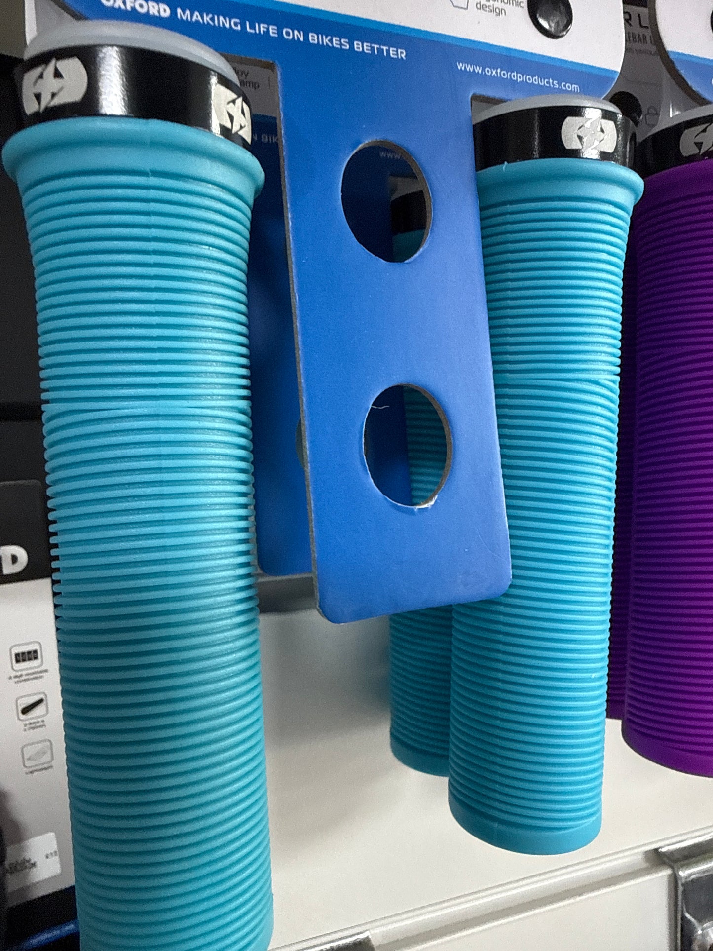 Oxford Driver Lock-on MTB Grips Blue