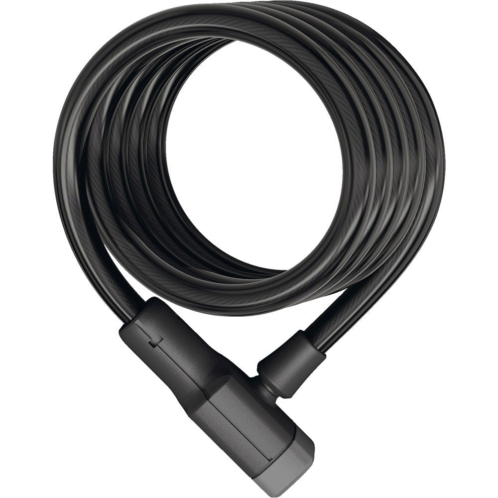 ABUS - Coil Cable Lock - 6512K/180 BK SCMU Booster