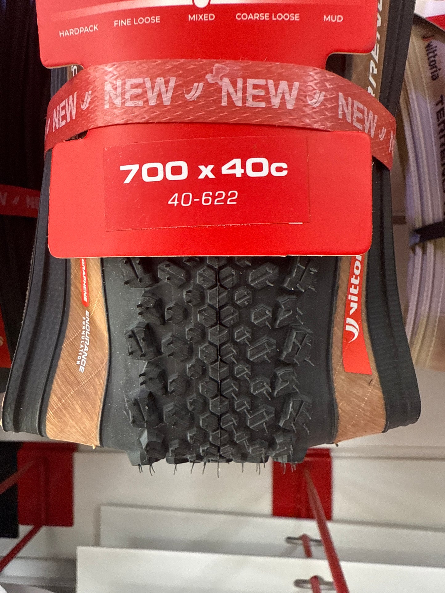 Terreno T50 Mixed 700x40c Gravel Endurance Brown Black G2.0 Tubeless Ready Tyre