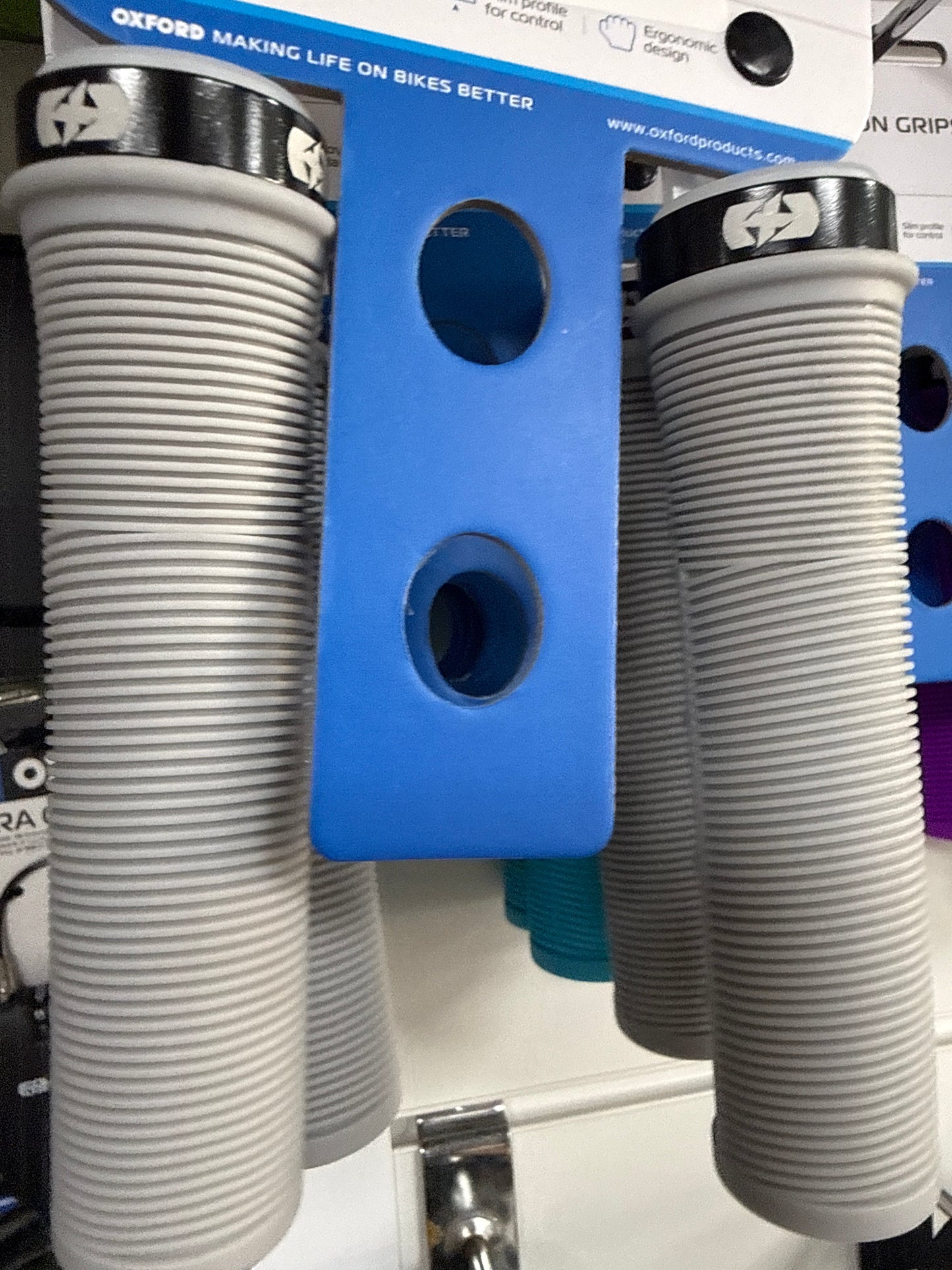 Oxford Driver Lock-on MTB Grips Grey