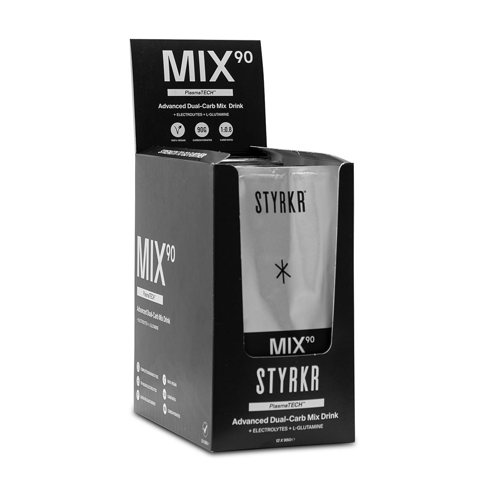 STYRKR MIX90 Caffeine Dual-Carb Energy Drink Mix x12