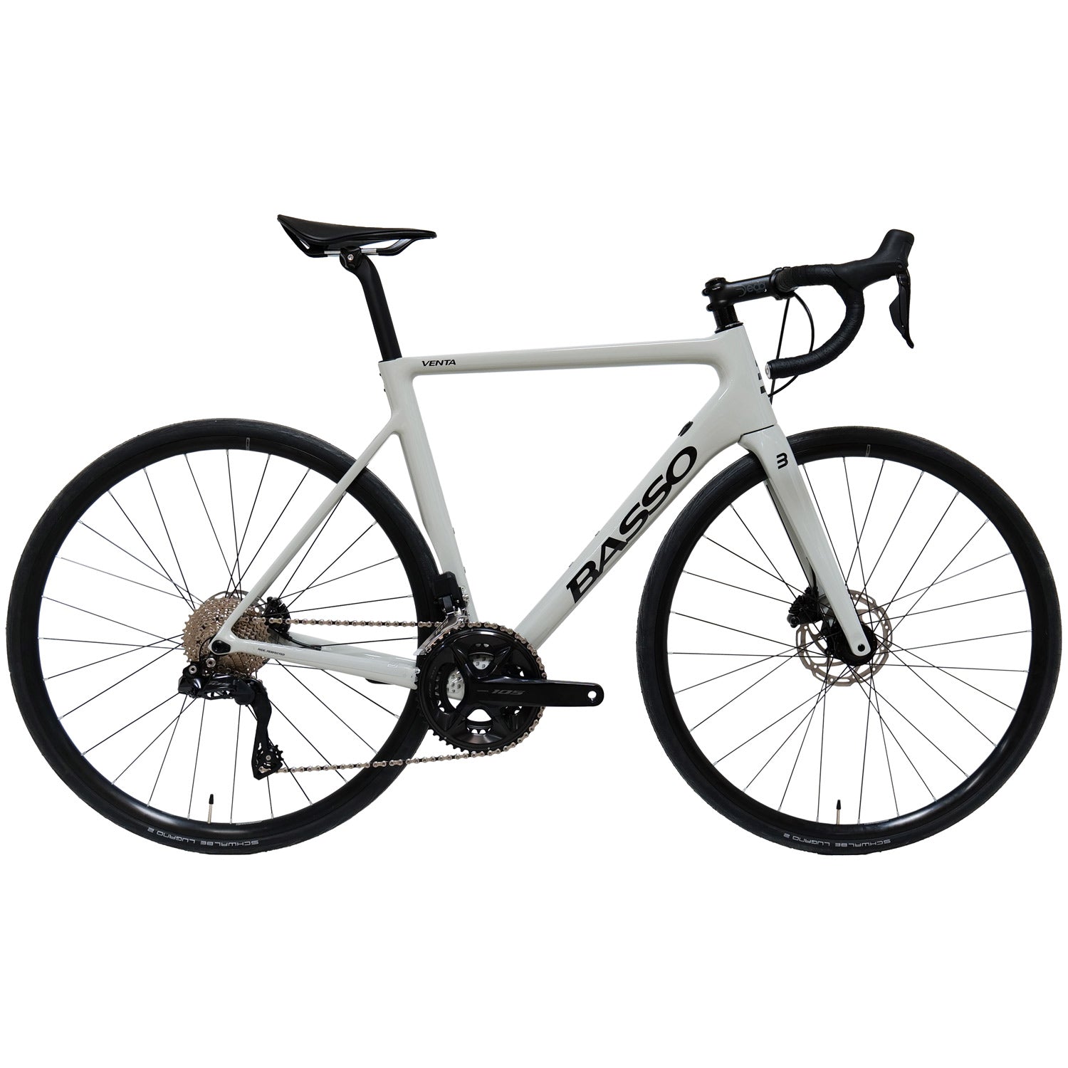 BASSO VENTA 105 サイズ530 Basso Venta 105 12 Speed mechanical Stone Grey Road Bike Size 53cm