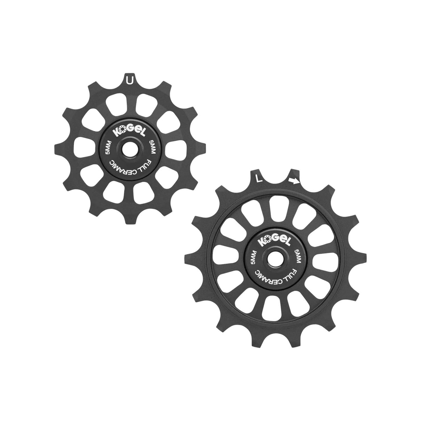 Kogel Gen 2 Pulley Set Black - Road / 12/14T Full Ceramic