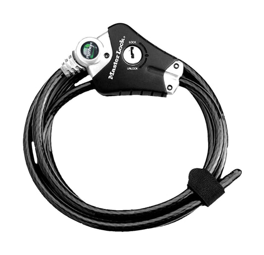 Master Lock Python Adjustable Locking Cable 1800 x 10mm [8428] Grey