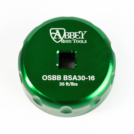 Abbey Bike Tools Single Sided Bottom Bracket Socket Tool Green / BSA12 16 Notch