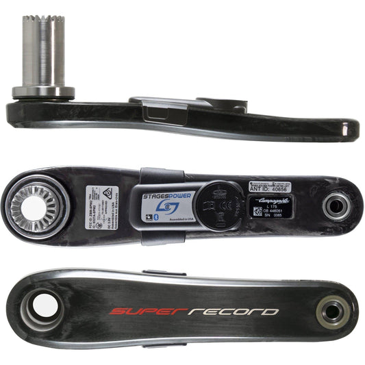 Stages Power L only Power Meter - Campagnolo Super Record 12 Speed Black