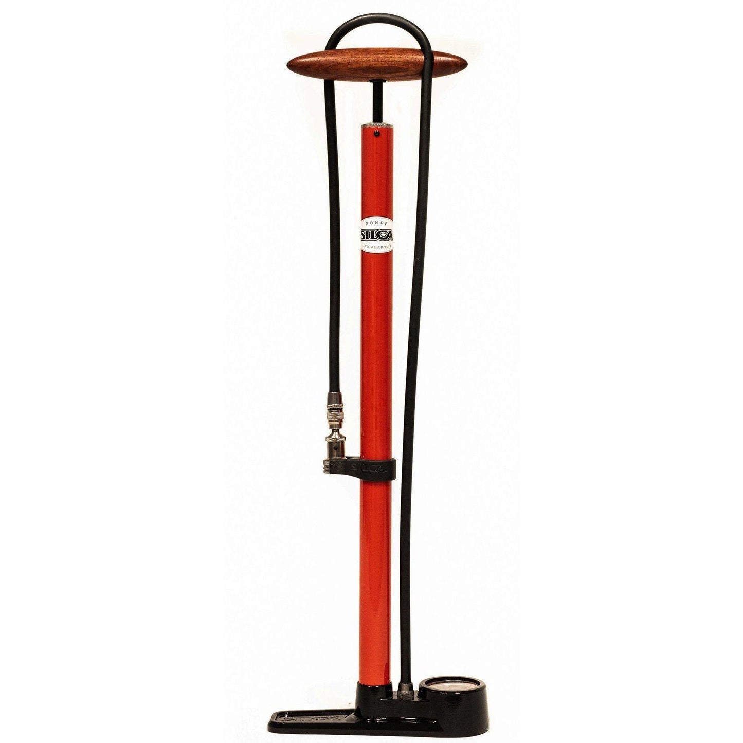 Silca Pista Floor Pump Red / One Size