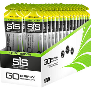 GO Energy + Electrolyte Gel box of 30 gels lemon and mint