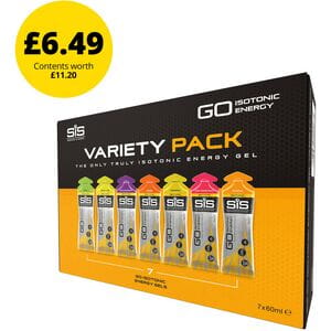 GO Isotonic Gel Variety PackSingle Box of 7 Gels Mixed