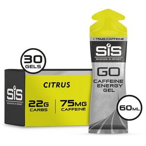 GO Energy + Caffeine Gelbox of 30 gels citrus