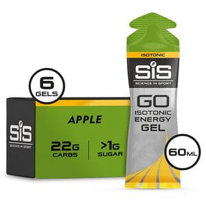 GO Energy Gel multipack box of 6 gels apple