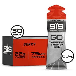 GO Energy + Caffeine Gelbox of 30 gels berry