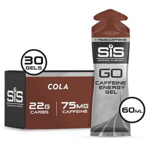 GO Energy + Caffeine Gel box of 30 gels cola