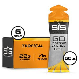 GO Energy Gel multipack box of 6 gels tropical