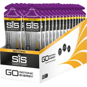 GO Isotonic Energy Gel box of 30 gels currant