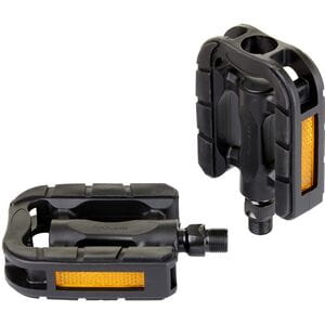 Resin commute pedals, 9/16 inch thread