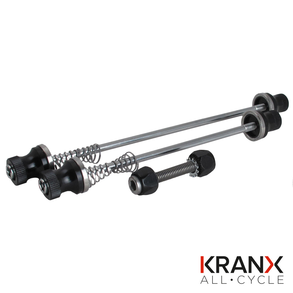 KranX Allen Key Locking Wheel Skewer Set in Black – The Bike Lounge