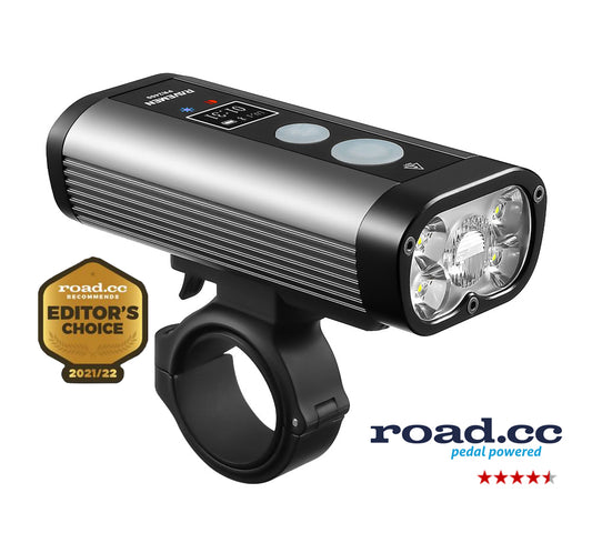 Ravemen PR2400 USB Rechargeable Front Light with Remote (2400 Lumens)