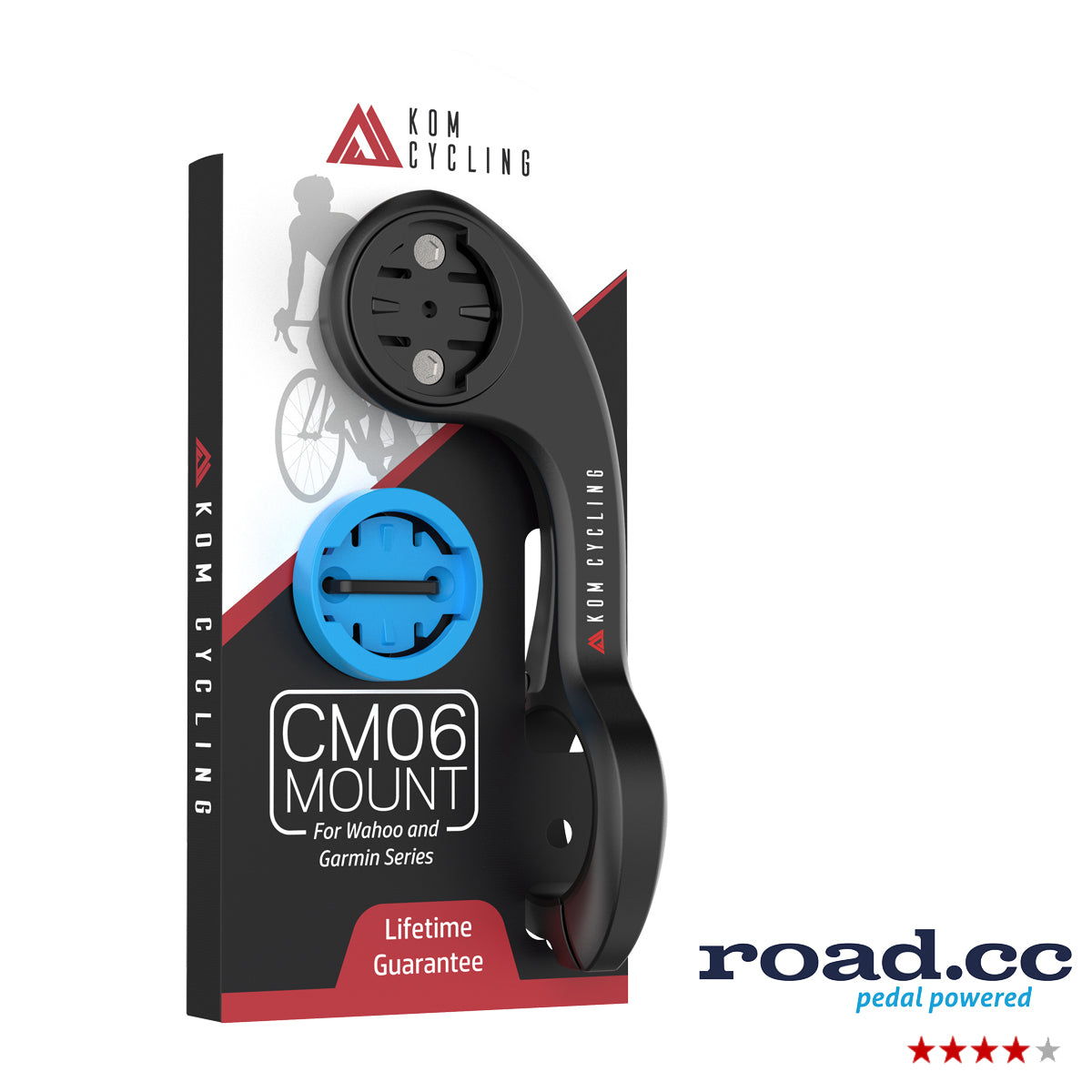 KOM Universal Garmin/Wahoo Mount Bundle in Black