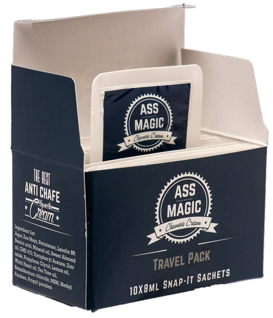 Ass Magic Chamois Cream Travel Pack (10 x 8ml Snap-Sachets)