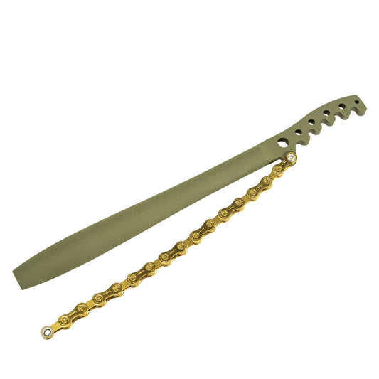 Silca 3D Printed Ti Cerakote Chain Whip Olive Drab / One Size
