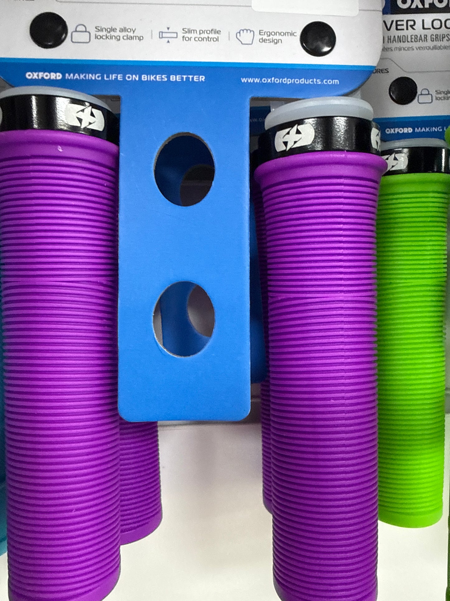 Oxford Driver Lock-on MTB Grips Purple