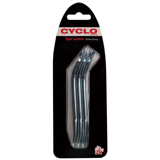 Cyclo Metal Tyre Levers in Sets of 3 (Carded)
