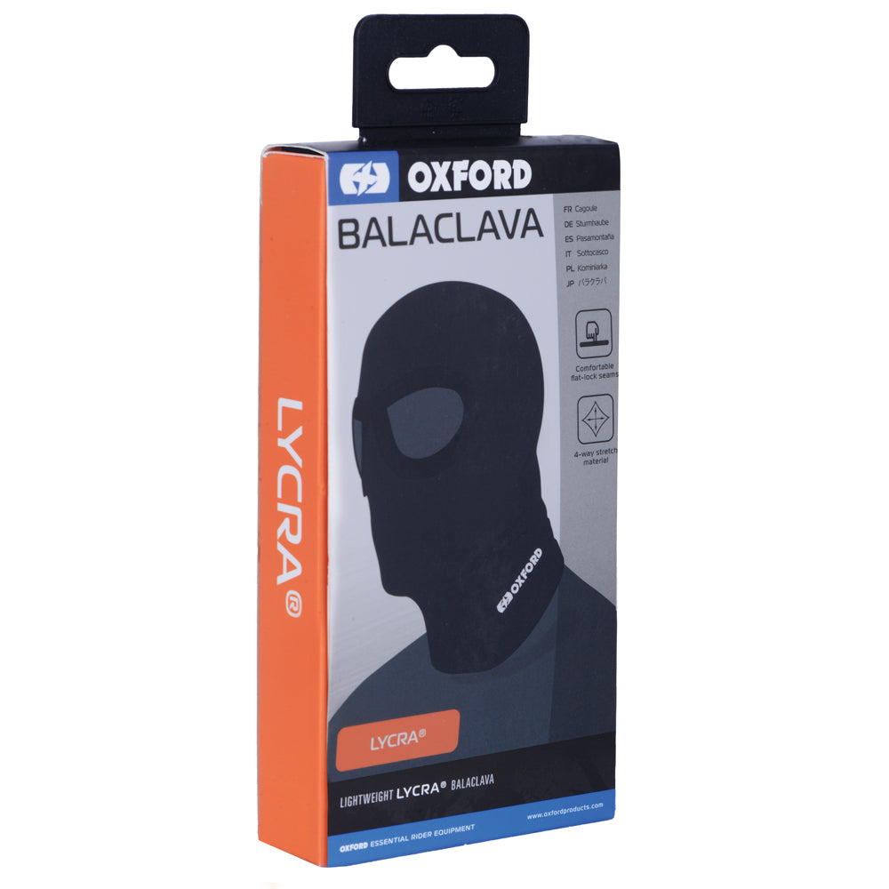 Oxford Balaclava Eyes Lycra - Black