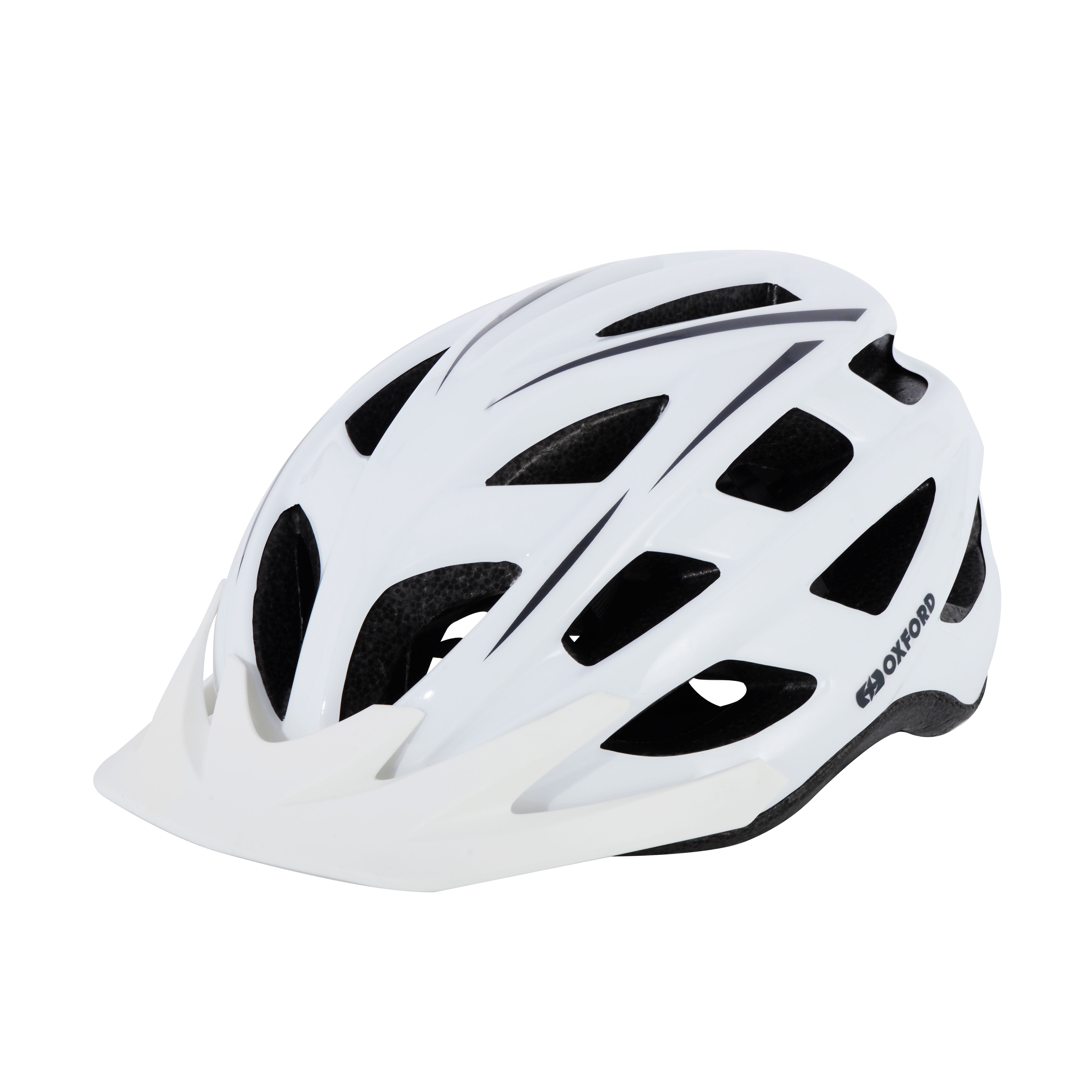 Oxford Talon Helmet 54 58cm White The Bike Lounge