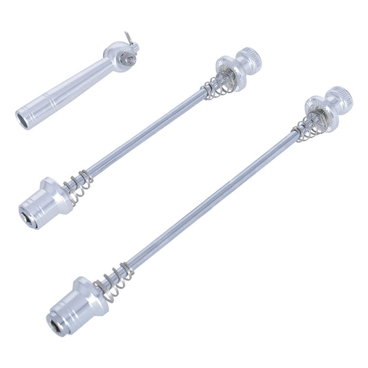 Oxford Lockable 2 Piece Skewer Set-Silver