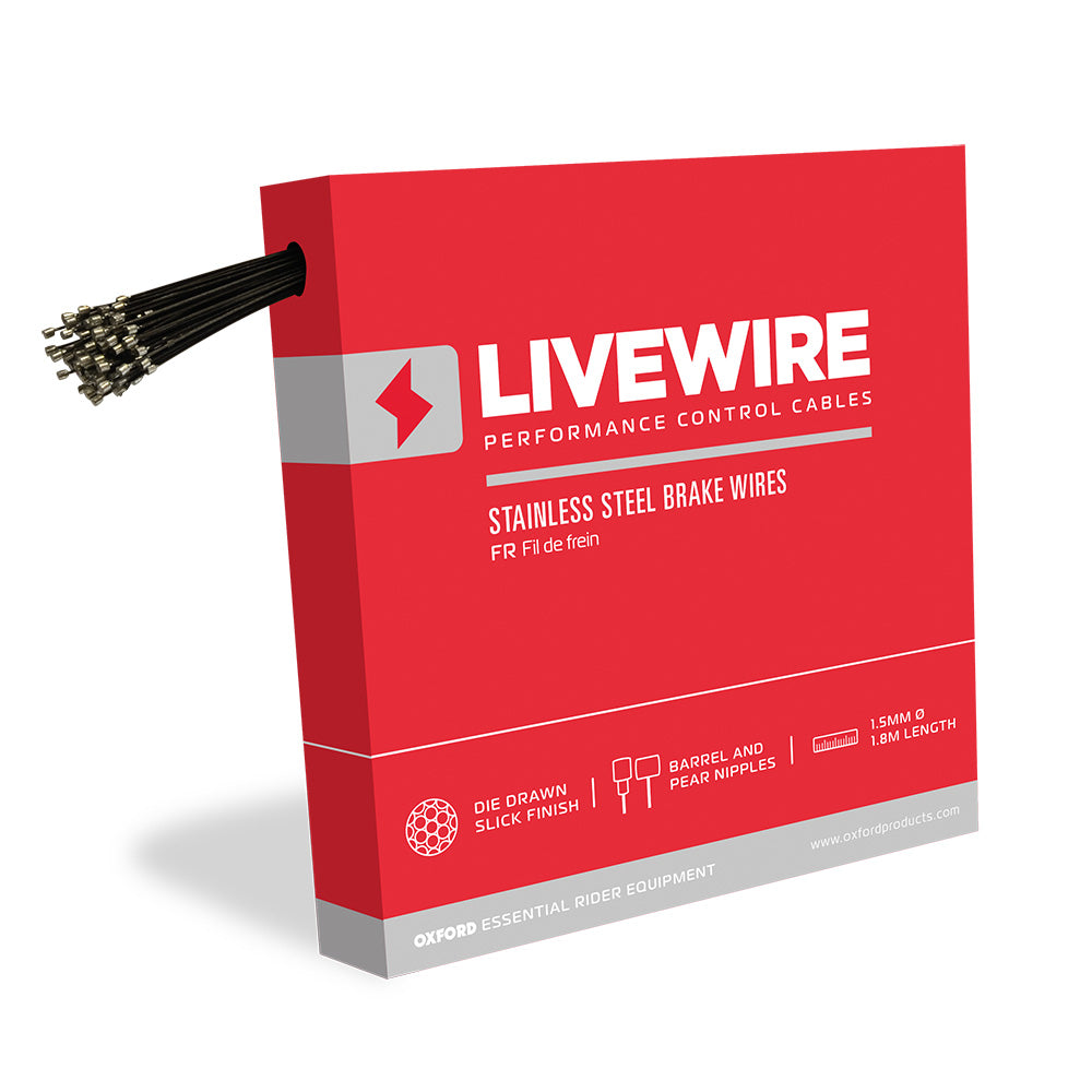 Livewire 100 x Galvanised Barrel only Brake wire