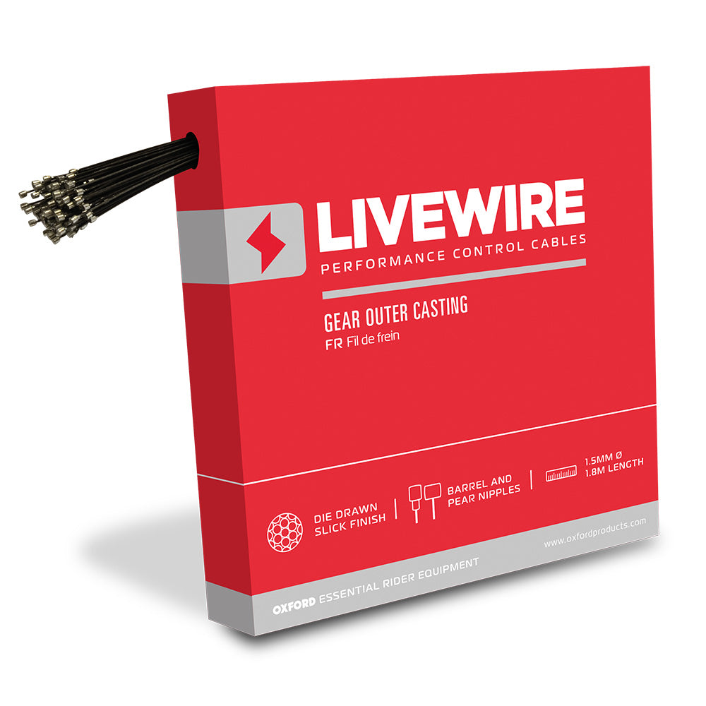 Livewire 4mm x 30m Gear Outer Cable in File Box