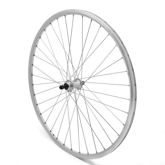 Rear Wheel 700c Road Freewheel Silver D/Wall QR