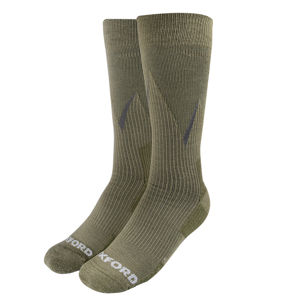 Oxford Merino socks - khaki small