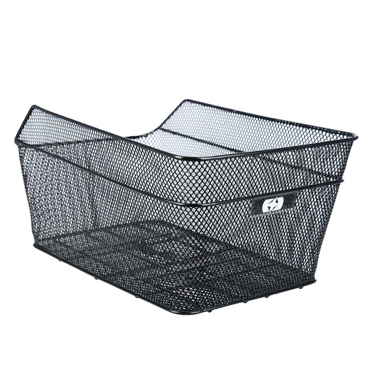 Oxford Wire Rear Basket with fittings - Black