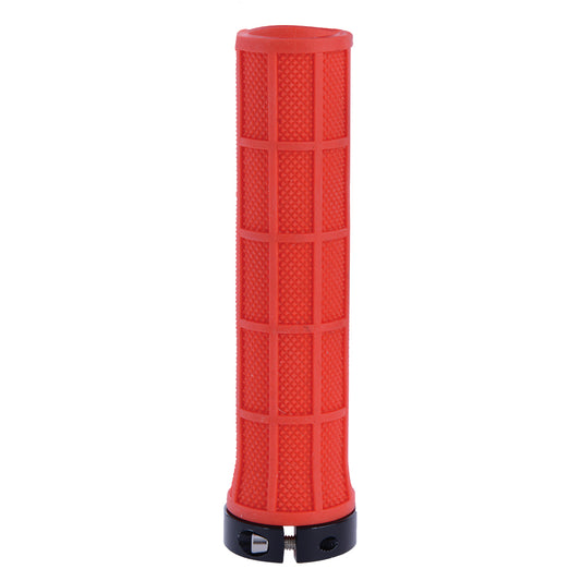 Oxford Lock On Slim Grips Red