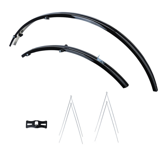 Oxford 700c/27' Std Narrow 31mm Mudguards Black