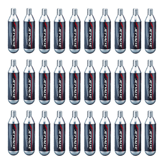 Weldtite Jetvalve 16g CO2 Cartridges jar of 30