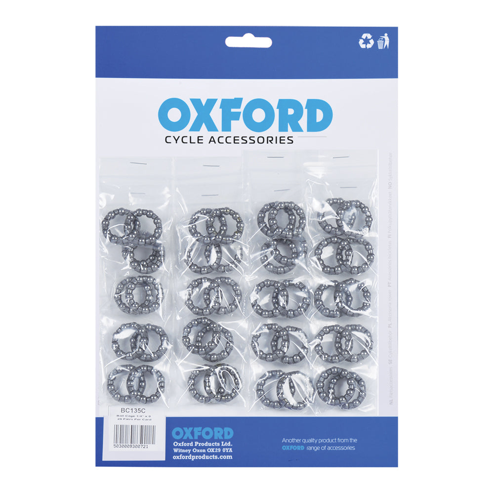 Oxford Ball Cage 5/32'' x 16 20 Pairs/Card