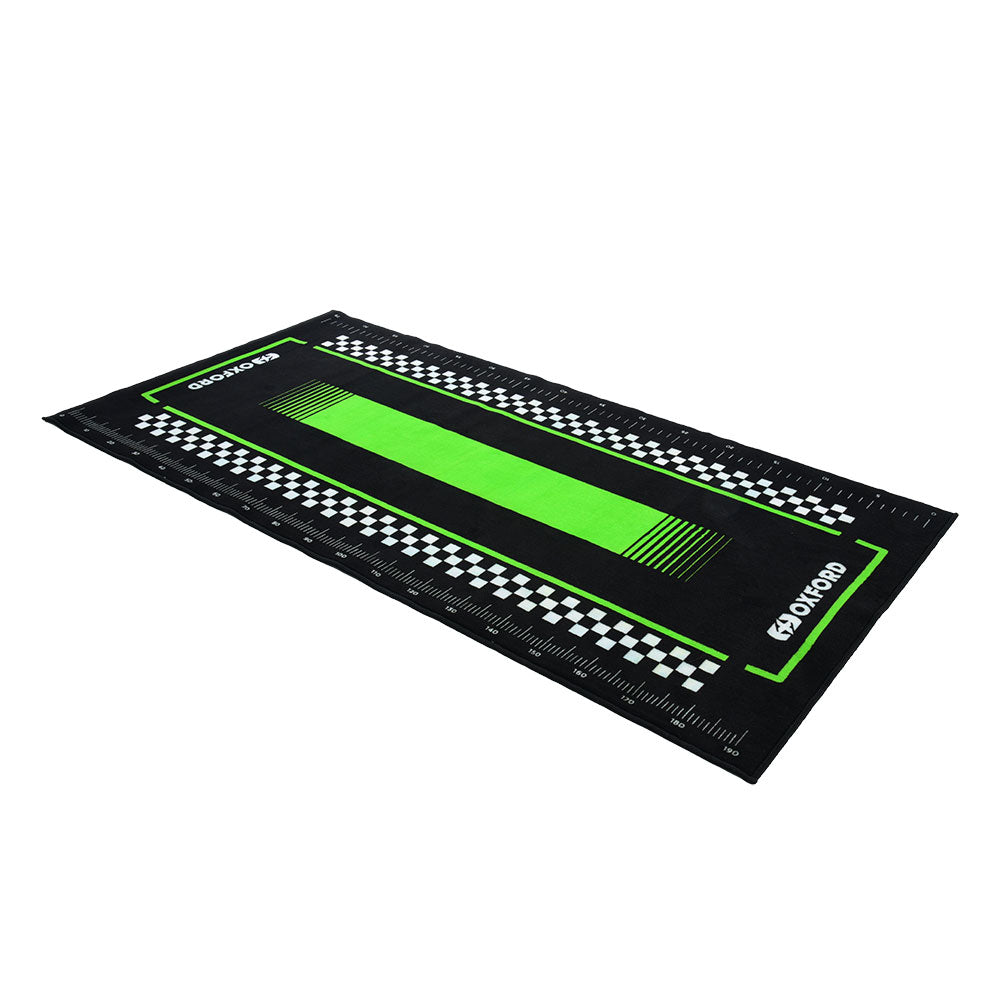 Oxford Workshop Mat Pitlane Green L 200 x 100cm