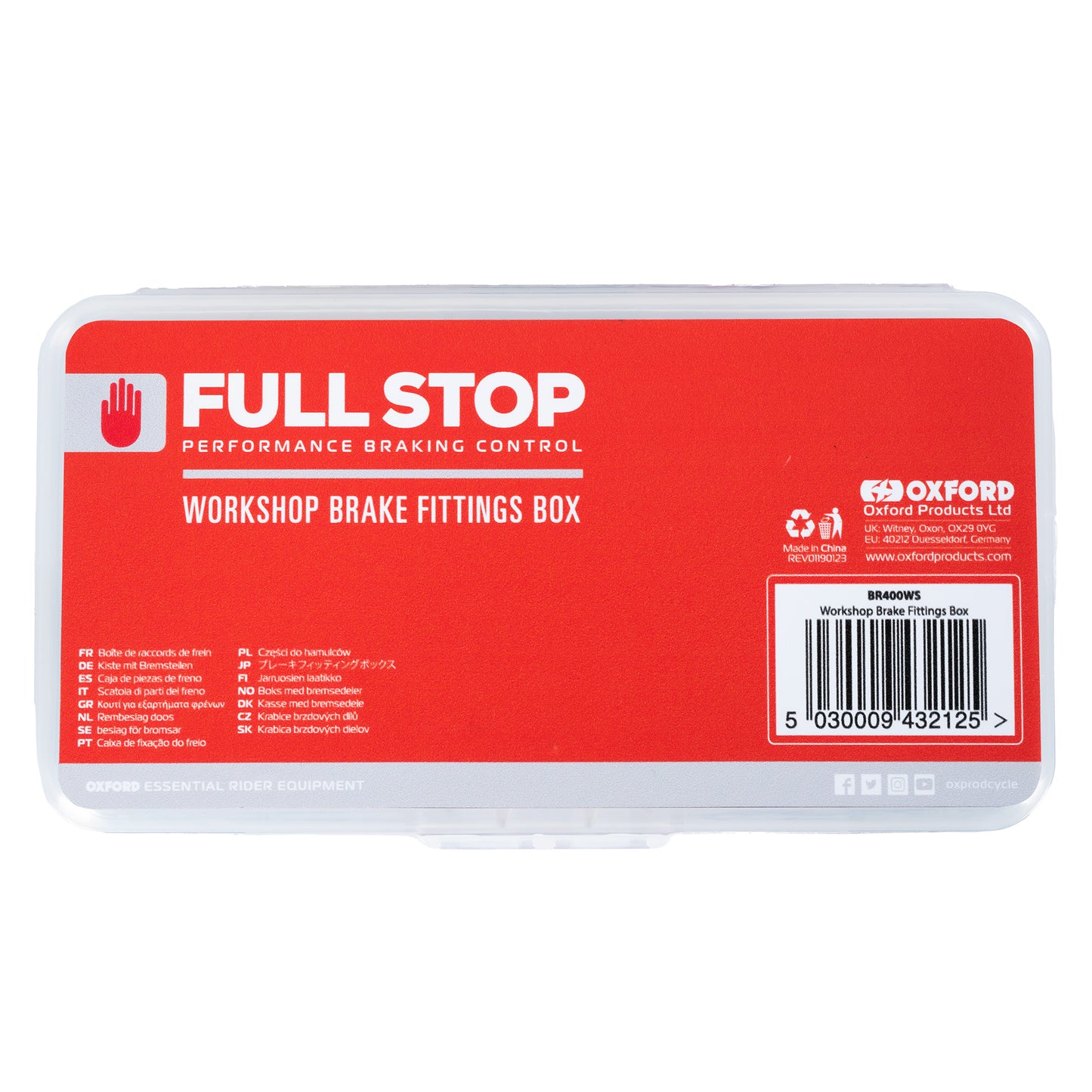 FullStop Workshop Brake Fittings Box