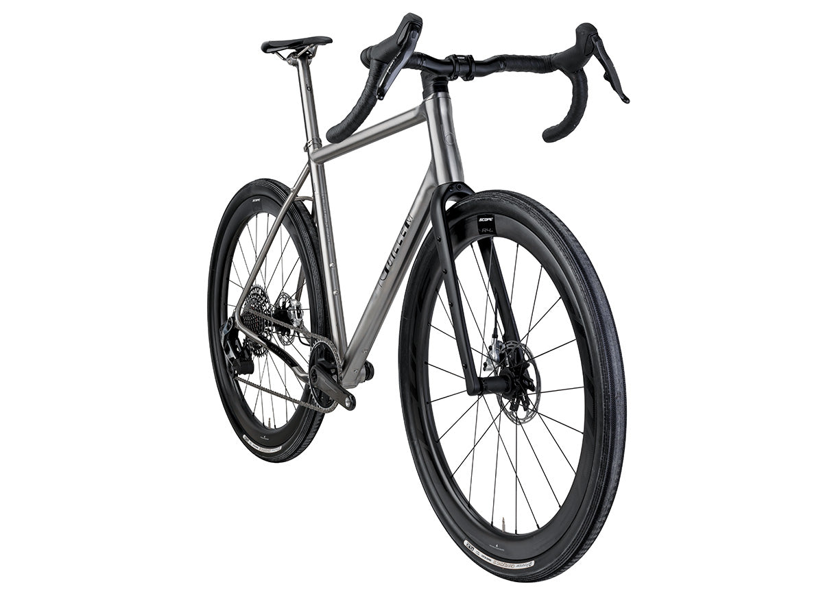 J.Guillem Atalaya Titanium Gravel Frameset (frame, fork, headset, thru – The Bike Lounge