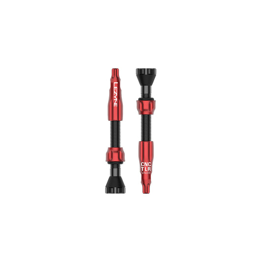 Lezyne - CNC TLR Valves (Pair) 44mm - Red