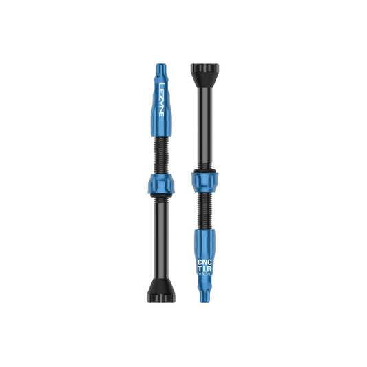Lezyne - CNC TLR Valves (Pair) 60mm - Blue