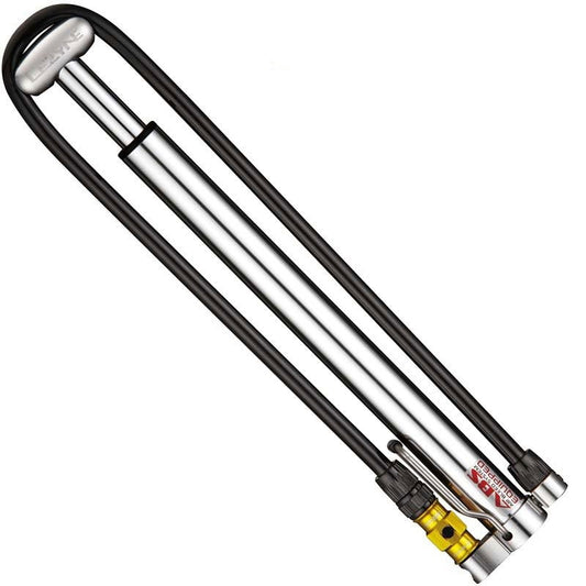 Lezyne - Micro Floor Drive HP - V2 ABS - SIlver