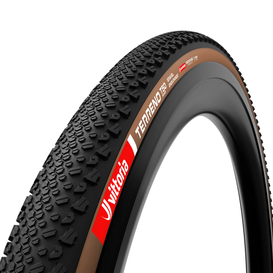 Terreno T50 Mixed 700x40c Gravel Endurance Brown Black G2.0 Tubeless Ready Tyre