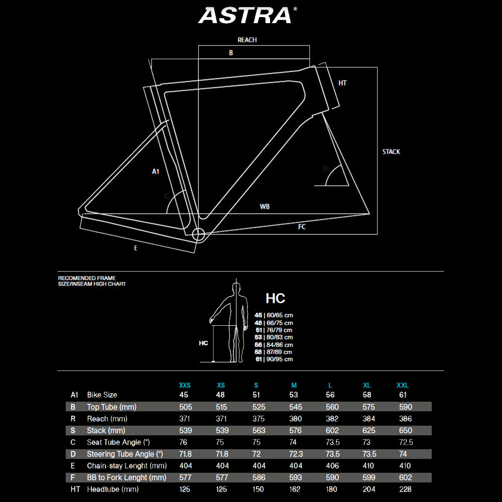 Basso Astra Disc Grey Asphalt Frameset