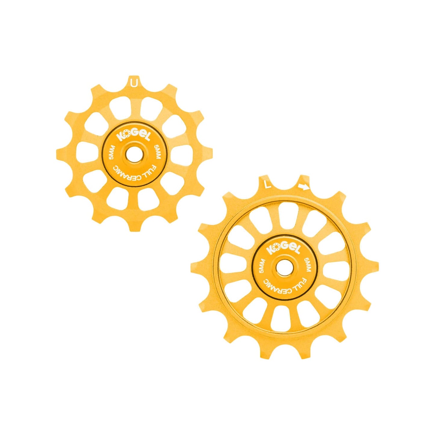 Kogel Gen 2 Pulley Set Gold - Road / 12/14T Full Ceramic