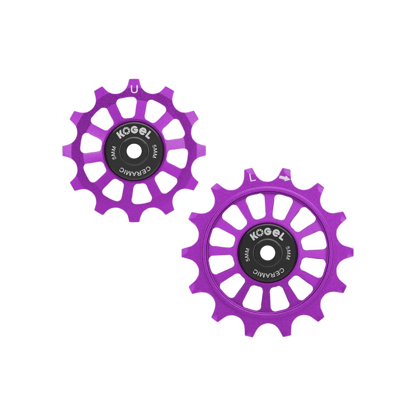 Kogel Gen 2 Pulley Set Purple - Road / 12/14T Full Ceramic