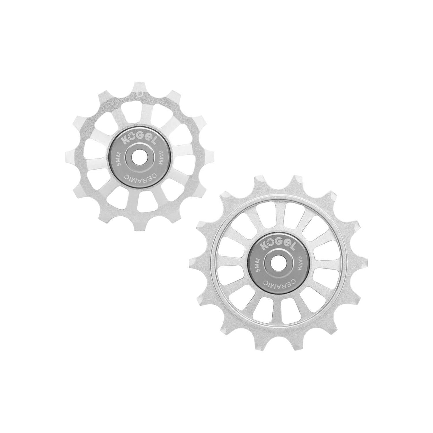 Kogel Gen 2 Pulley Set Raw - Road / 12/14T Hybrid Ceramic